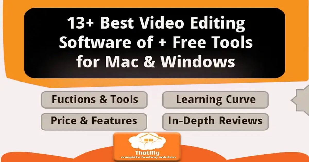what are popular video editing programs for pc mac